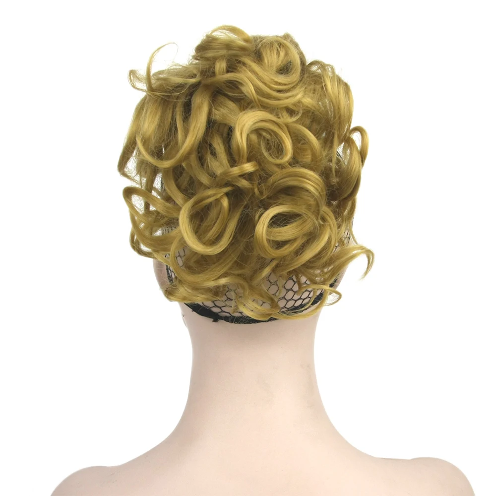 Soowee 11 цветов высокотемпературное волокно синтетические волосы кудрявые конские