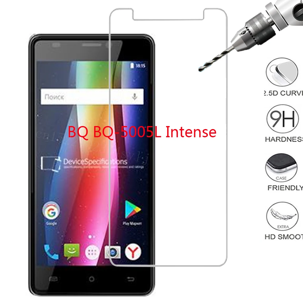 

Tempered Glass for BQ BQ-5005L Intense 5005L Screen Protector For BQ BQ-5009L Trend 5009L Protective Film on BQS 5007L BQ-5007L
