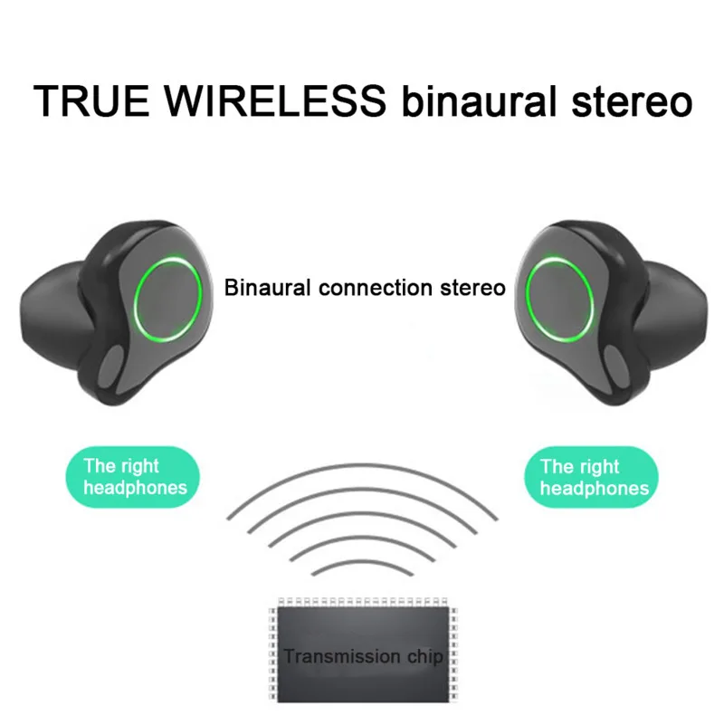 TWS стереонаушники с поддержкой Bluetooth 5 0 и зарядным футляром|Наушники гарнитуры| |