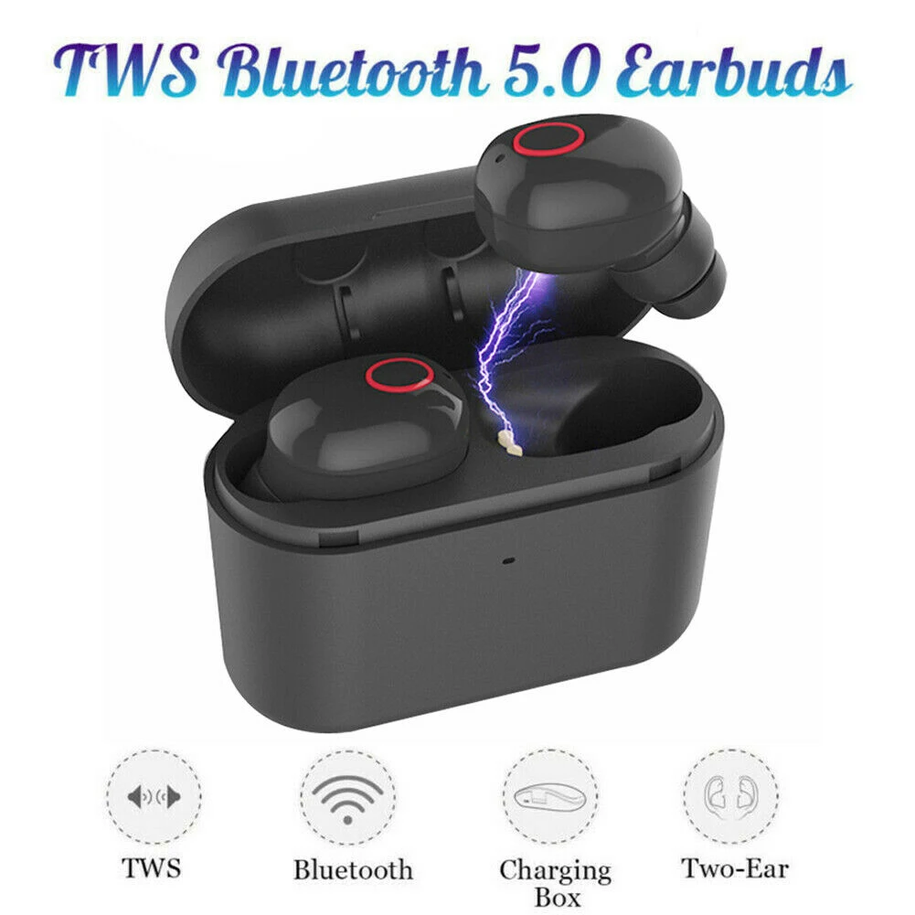 TWS мини двойной беспроводной Bluetooth 5 0 наушники спортивные прочные стерео звук для