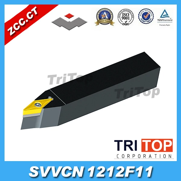 

ZCC.CT Metal Lathe Cutting Tools SVVCN1212F11 S Hole clamping tool holders External turning tools CNC Lathe Tool Holder
