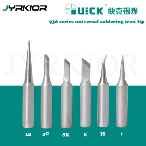 Jyrkior Original Quick 936/937/938/969/8586/852D бессвинцовые паяльные жала паяльное жало 900M-T паяльная станция инструмент