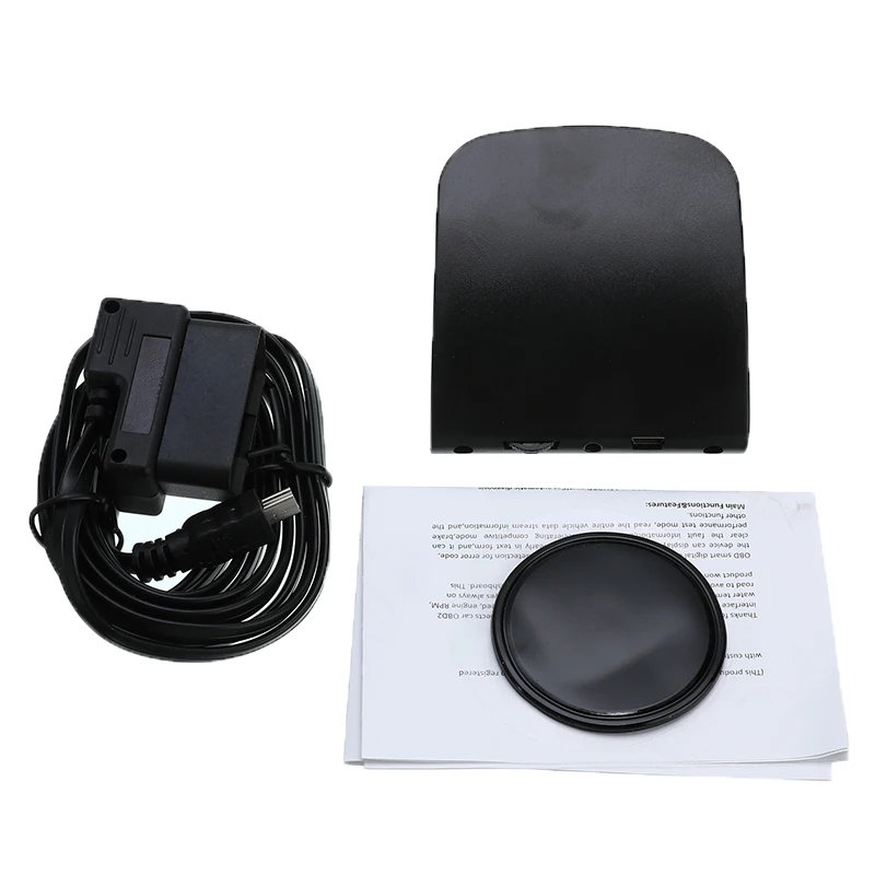 HUD Автомобильный цифровой OBD2 Head Up дисплей Код считыватель цифровой измеритель Спидометр охлаждающей жидкости датчик температуры ECU диагностический сигнал ЖК-дисплей