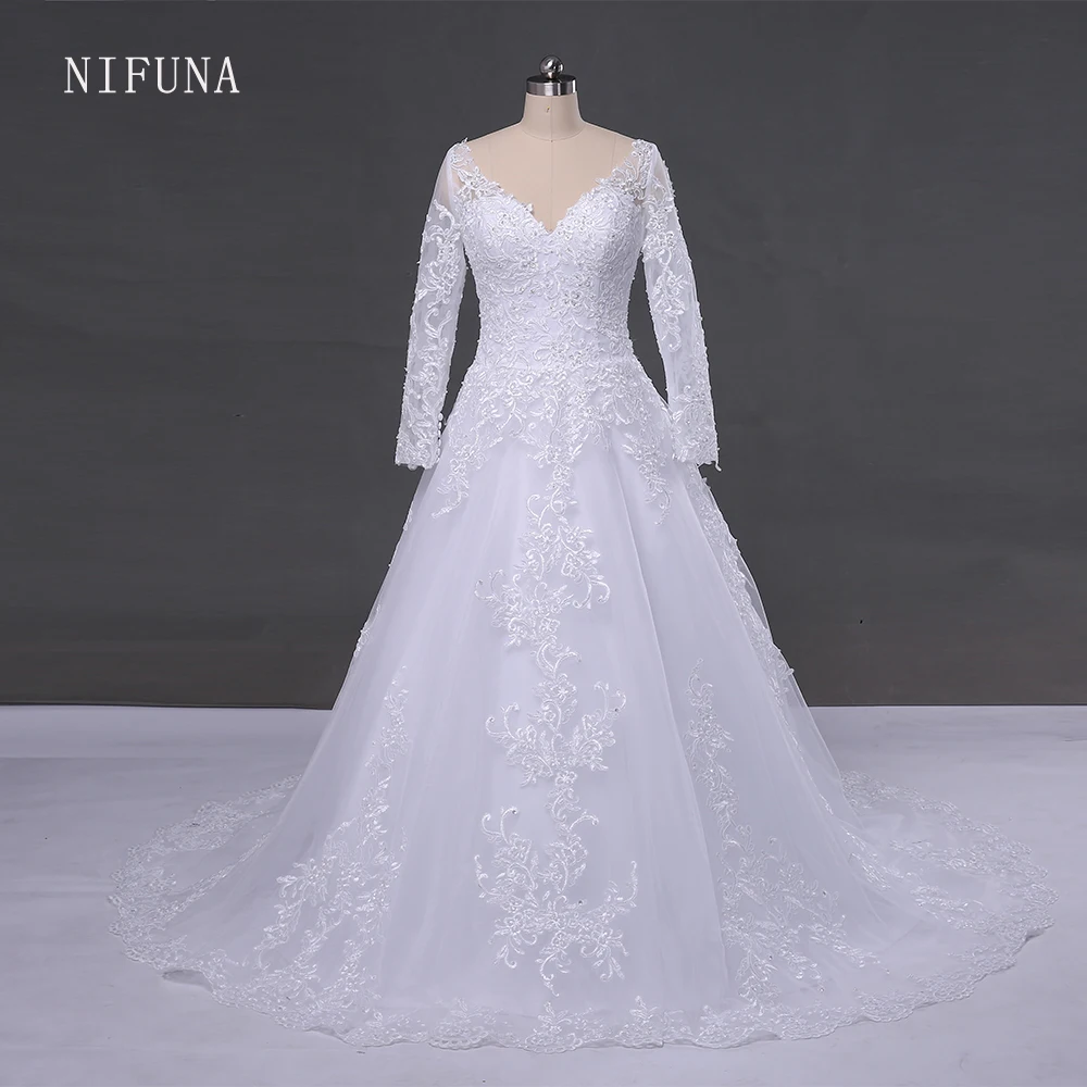 Vestido De Noivas 2018 белое кружевное платье невесты винтажные кружевные свадебные