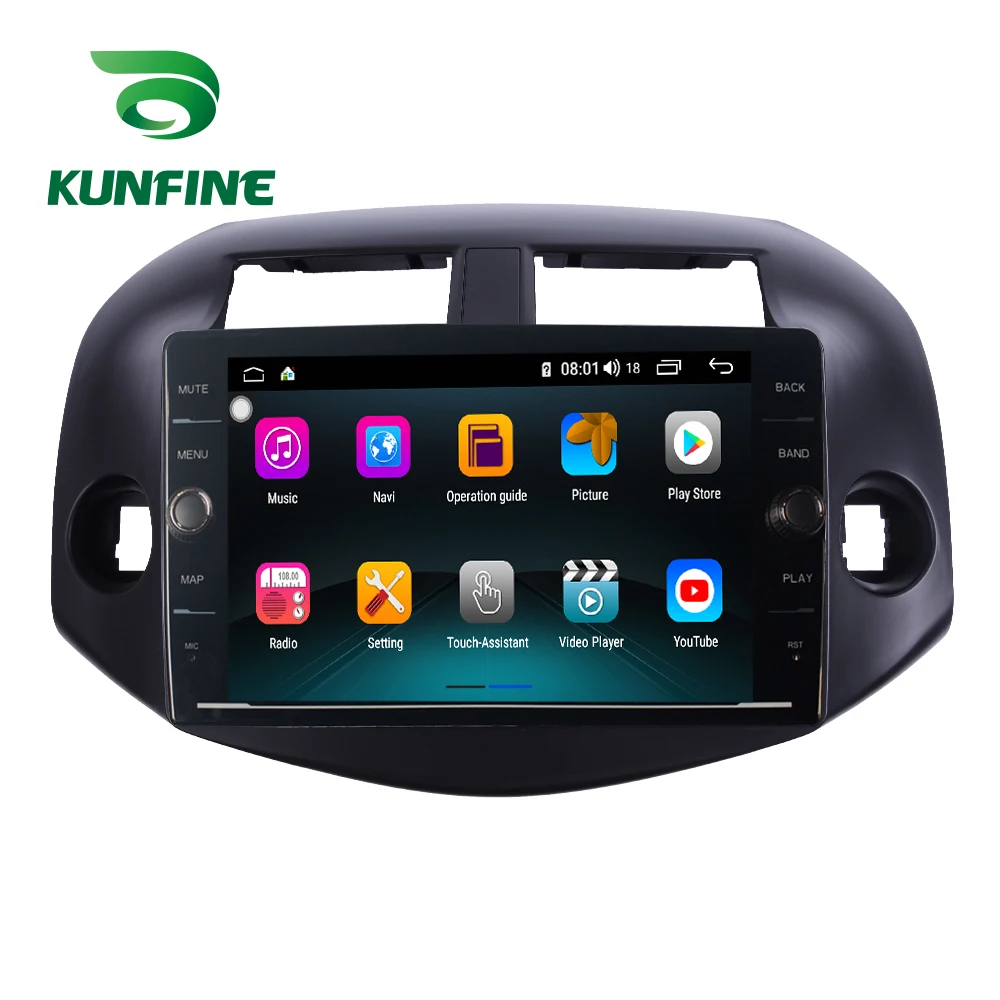 Восьмиядерный 4 Гб ОЗУ 64 ПЗУ Android 8 1 автомобильный DVD GPS плеер Deckless стерео для Toyota RAV4