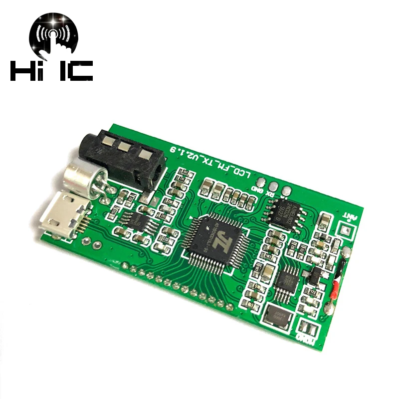 FM радио стерео аудио передатчик Модуль мини беспроводной микрофон для