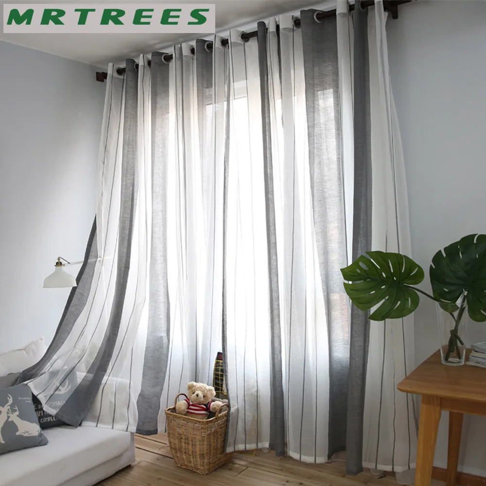 MRTREES мода нашивка льняной тюль для гостинной тюль для спальни тюль для кухни тюль для окон тюль шторы шторы в спальню текстиль для дома шторы шторы тюль
