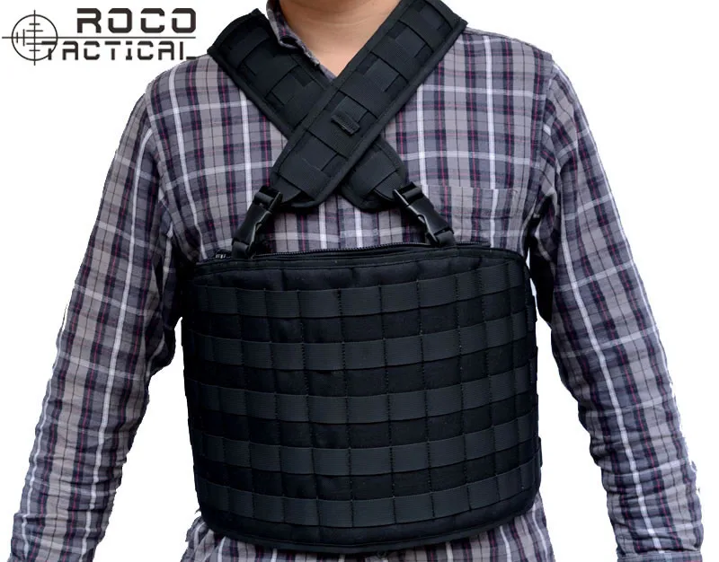 ROCOTACTICAL Сверхлегкий Тактический OPS нагрудная установка MOLLE тактический жилет балластический пластинчатый Перевозчик Тактический погрузочный подшипник грудные установки