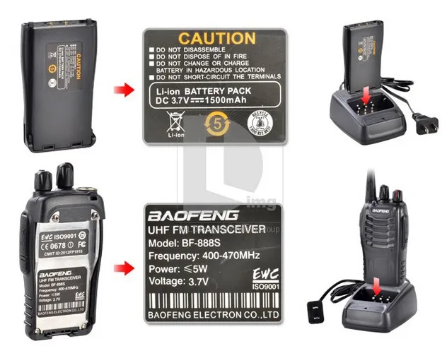 Бесплатная доставка DHL + 2 шт./лот Baofeng BF 888s uhf 400 470 МГц рация bf888s пара раций наушники