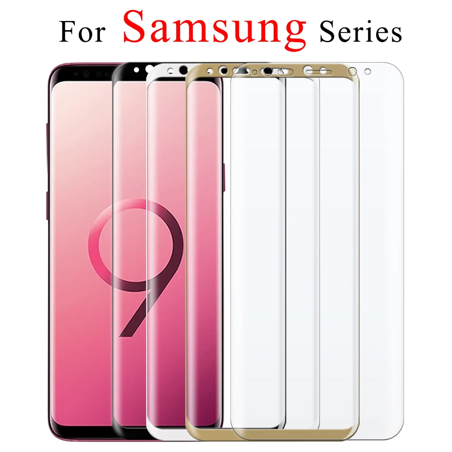 Закаленное защитное стекло для Samsung Galaxy S8 plus s9 Samsug s9plus s8 s7 7s|Защитные стёкла и