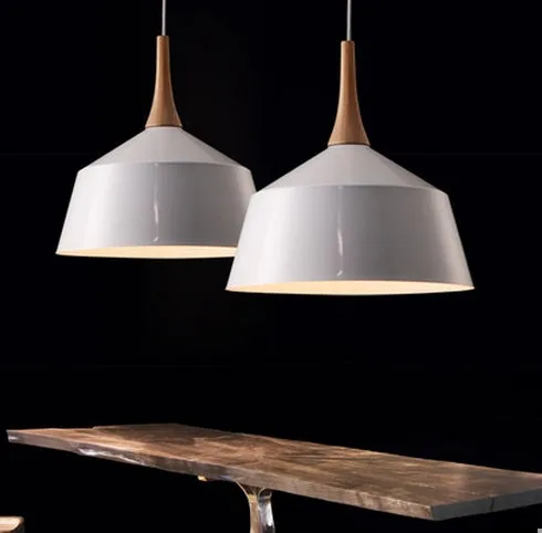 

LED Деревянные Художественные Droplight промышленные ветровые современные подвесные светильники для гостиной столовой бара Подвесная лампа для...