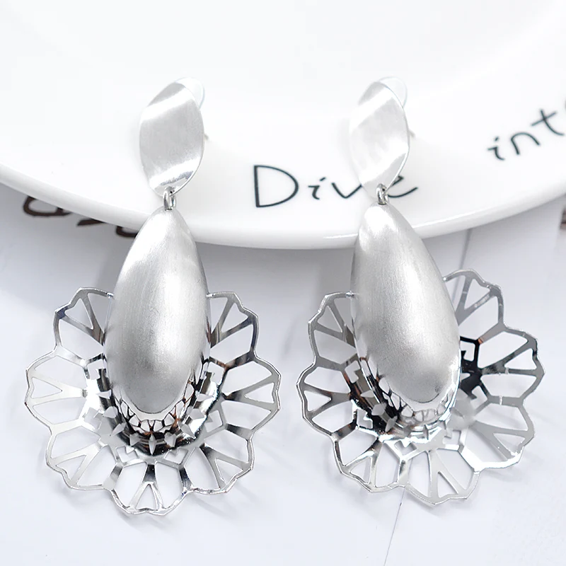 Sunny Jewelry Bohemia Big Earrings For Women Long Drop Dangle Statement Wedding Flower Engagement | Украшения и аксессуары