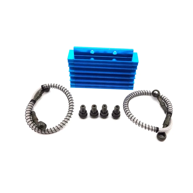 XLSION Aftermarket CNC алюминиевый синий комплект масляного радиатора для 125cc 140cc 150cc