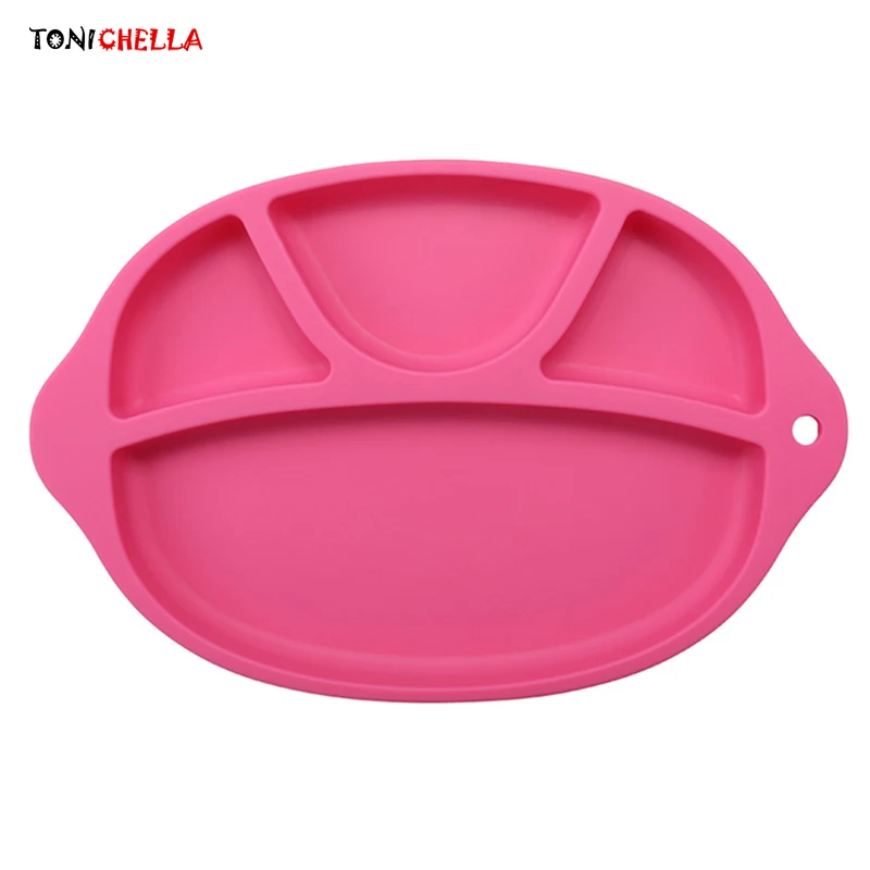 

Baby Silicone Tray Children Feeding Plate Kid Food Container Infant Tableware Toddler Dinnerware Portable Utensils T0527