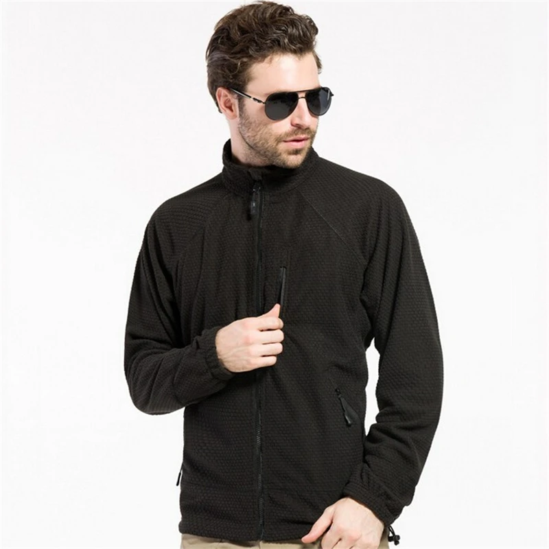 

ESDY Outdoor Jacket Men Sports Hiking Camping Autumn Winter Military Fleece Warm Tactical Thermal Breathable High-quality Coat