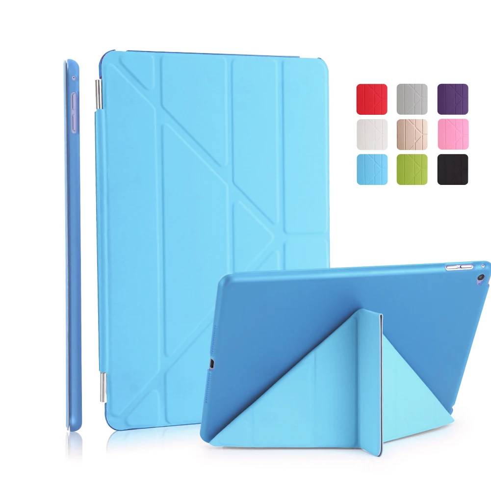 Складной Магнитный PU Смарт Жесткий Чехол протектор для iPad5/iPad6/air/air2|Чехлы