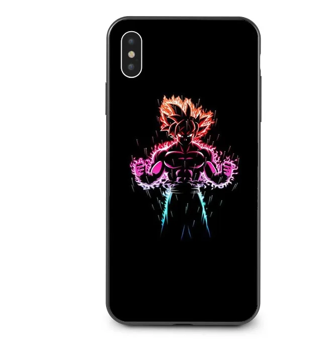 Dragon Ball z goku DragonBall Coque Shell чехол для телефона черный мягкий чехол для iPhone X 7 8 Plus 6 6s Plus 5 5S SE XS MAX XR XS