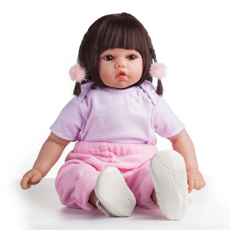 55 см силиконовые куклы Reborn Baby 22 дюйма Новая мода реалистичные очаровательные