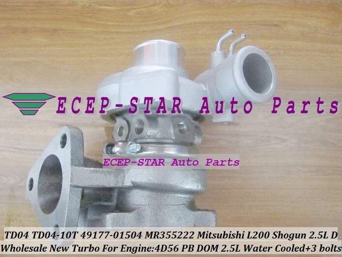 Турбокомпрессор турбины Turbo TD04 49177 01504 MR355222 для Mitsubishi Pajero II L200 L300 Shogun 4D56 PB 4D56PB DOM 4D56T