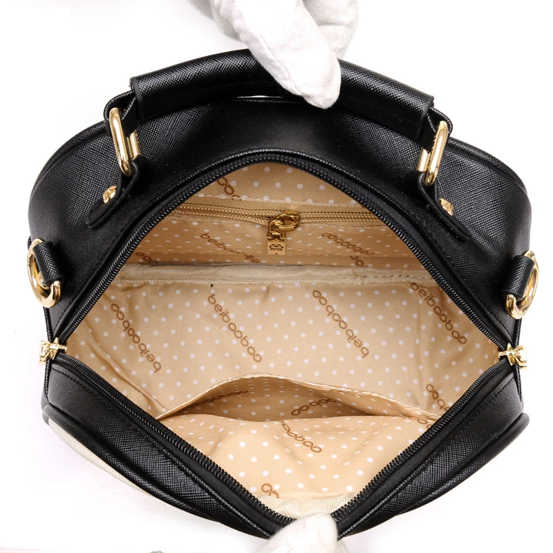 Женская сумка с милым рисунком кота через плечо из искусственной кожи