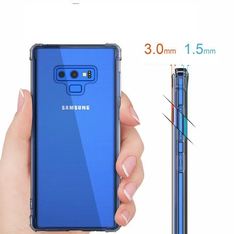 Для samsung Note 9 бронированный чехол для телефона из ТПУ с воздушной подушки мягкие