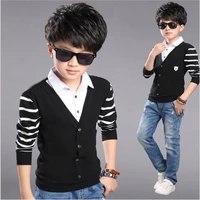 boys clothes children knitted t shirt teenage spring clothes baby boys long sleeve shirt boys jacket 4 13t kids fall warm jacket
