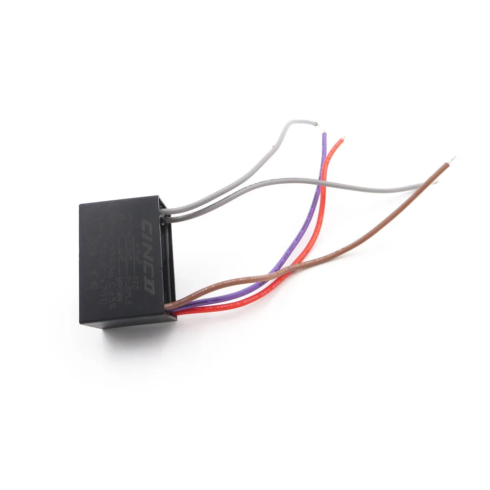 CBB61 4 5 мкФ + 6 250 V проводов конденсатор моторного двигателя Электрический