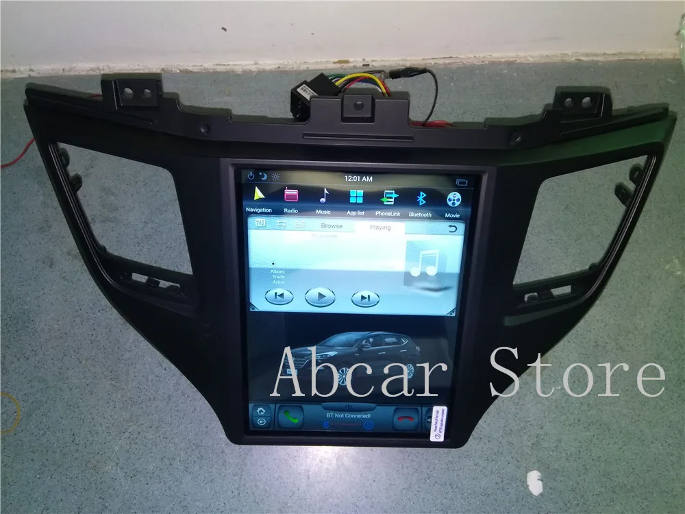 10,4 ''Tesla стиль Android 8,1 автомобильный dvd-плеер gps навигация для HYUNDAI Tucson IX35 стерео радио PX6 HDMI