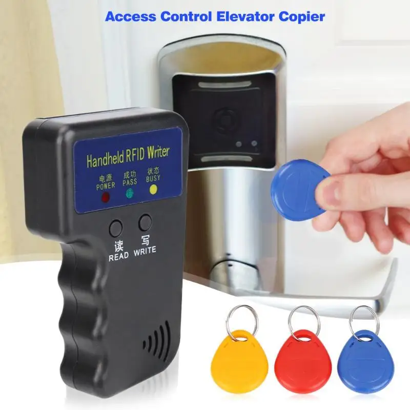 125 кГц переносной rfid считыватель идентификатор писателя ключ брелок карты