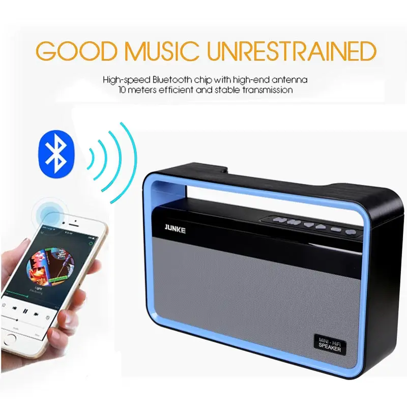 HIFI Bluetooth динамик Портативный беспроводной супер бас двойной динамик s Саундбар с микрофоном TF FM радио USB стерео звуковая коробка