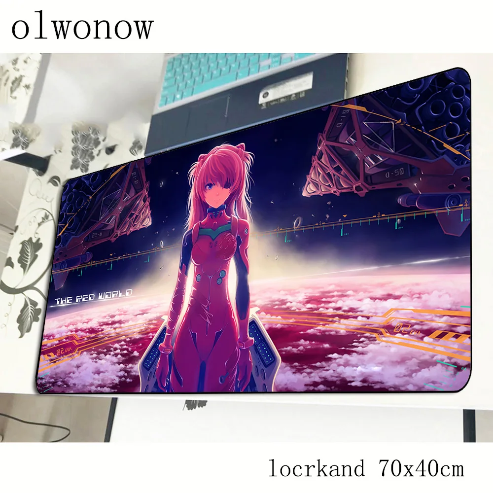 Evangelion Коврик для мыши 700x400x3 мм подарок для мальчика игровой коврик для геймера персональная игровая компьютерная настольная клавиатура со встроенной мышью игровые коврики