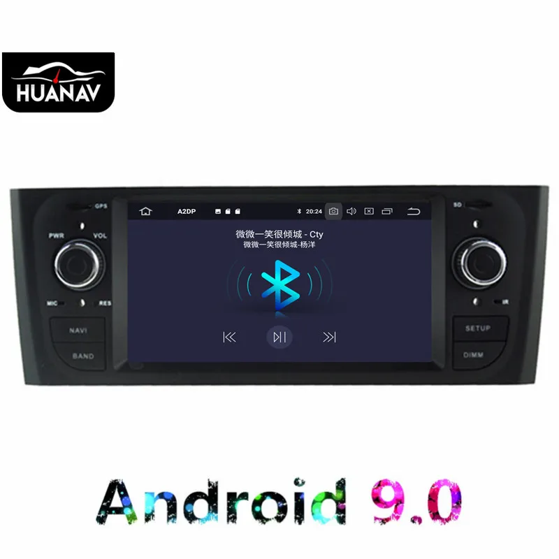 Android 9 0 без DVD Автомобильный Радио плеер GPS навигация для FIAT Punto 2005 2009 Fiat Linea 2007 2011