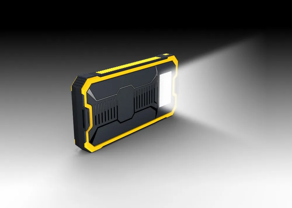 Best Price Waterproof 30000mah Solar power bank Charger External battery LED lighting outdoor Charging PowerBank for Cell phone | Мобильные
