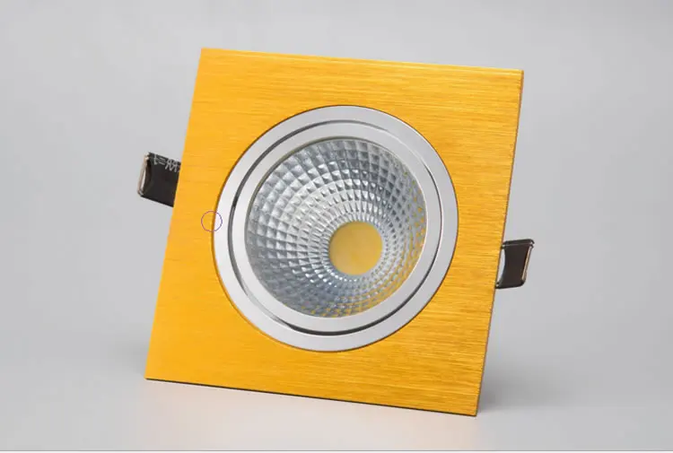 1 шт. высокомощный алюминиевый светодиодный потолочный светильник cob с