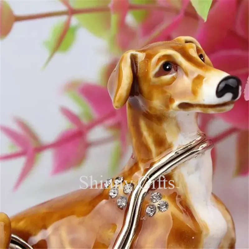 Лабрадор ретривер собака безделушка коробка шарнир сокровище Собака Статуэтка