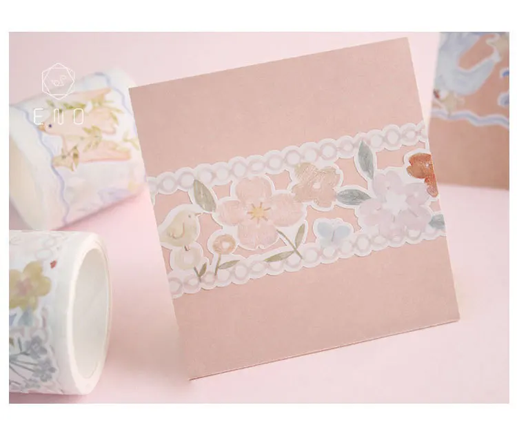 Mohamm Flower Blossom серия Kawaii цвет Васи маскирующая лента выпуск бумажных наклеек Скрапбукинг Канцелярские Декоративные ленты