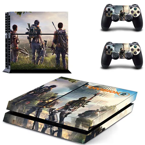 Игры подвеска Tom clancys Отдел 2 наклейка для PS4 виниловая наклейка, стикер для sony Playstation 4 консоль и контроллер наклейка для PS4 Стикеры - Цвет: GYTM2533