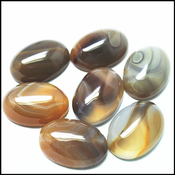 10 шт. натуральный черный оникс агати кабошоны овальной формы без отверстий бусины колпачки для металлических подвесок фурнитура Размер 18x25мм