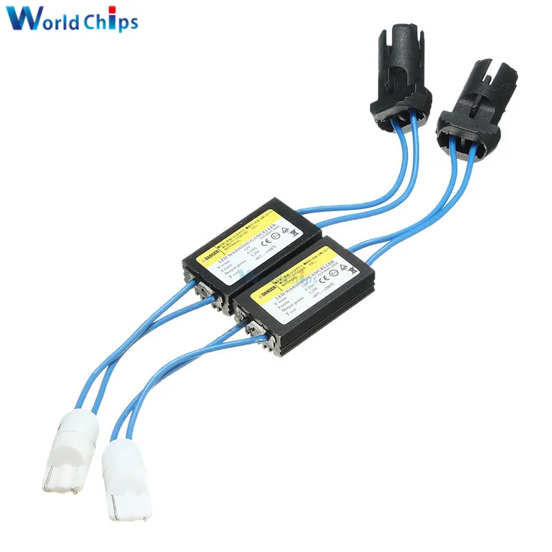 Diymore 2 шт./лот T10 T15 194 W5W 168 921 Светодиодная лампа Canbus предупреждение об ошибке