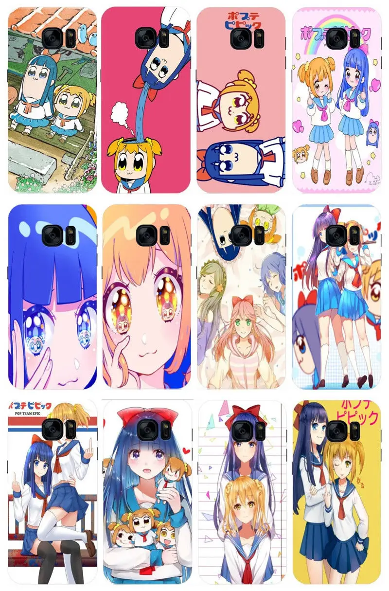 Аниме Манга поп команда Epic Popuko Pipimi Чехол для мобильного телефона iPhone Samsung 45678S Plus X