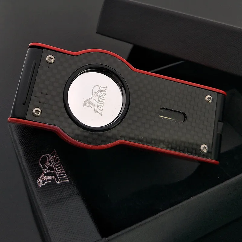 Lubinski Red Laser Touch Induction 4 Torch Jet Flame Cigar Lighter | Дом и сад