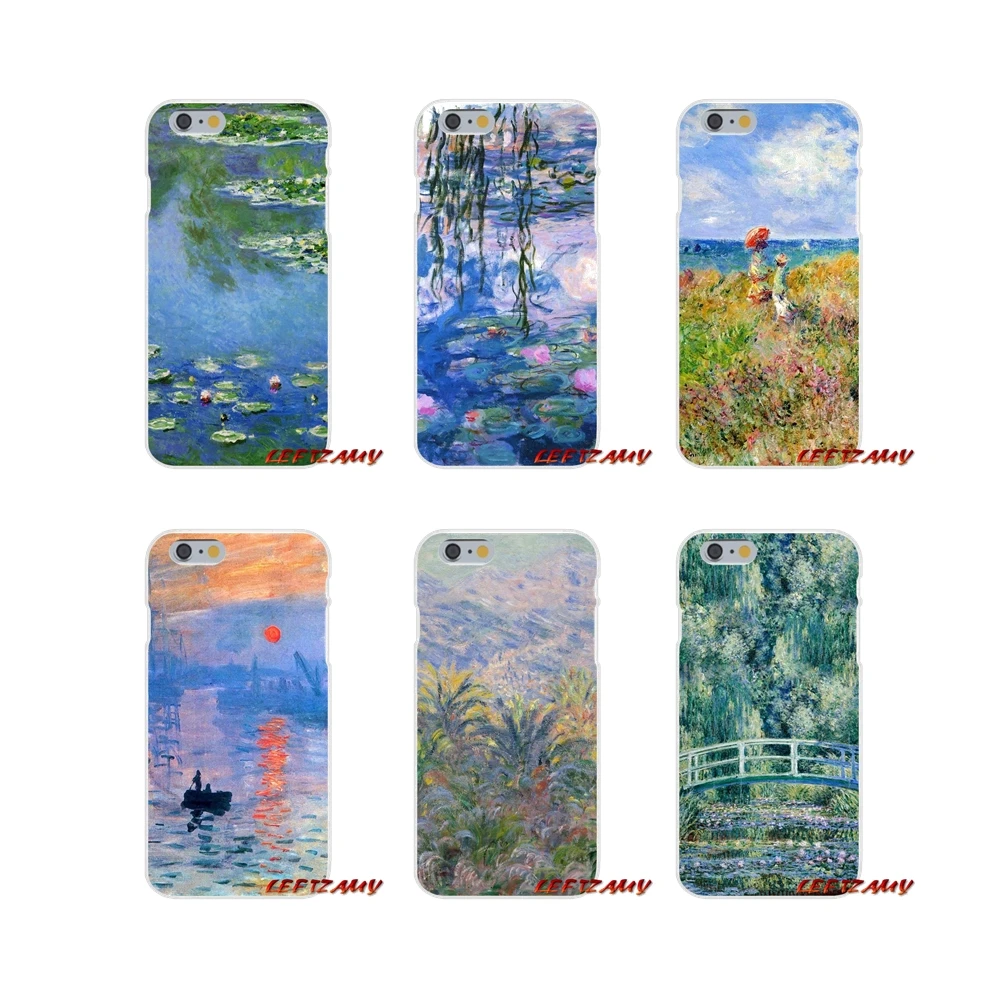 Impressionism для iPhone X XR XS MAX 4 4S 5 5S 5C SE 6 6S 7 8 Plus ipod touch Аксессуары чехлы