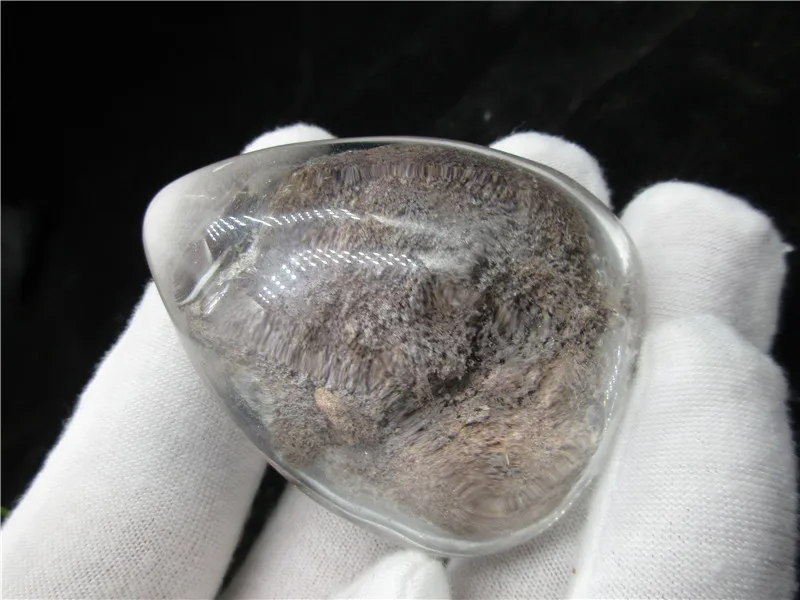 

Big !Natural White Phantom Quartz Water Drop Ghost Rock Stone Mineral Garden Crystal Chorite-Crystals Stone
