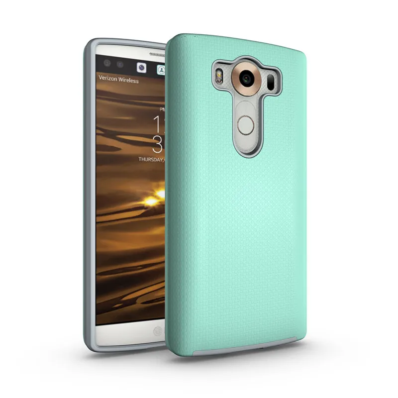 Для LG V10 Тонкий чехол Heavy Duty противоударный защищать для Гибридный задняя двойной