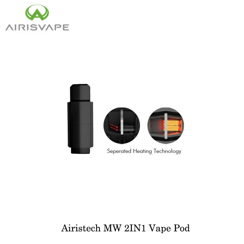 Электронная сигарета Airistech MW 2в1 VAPE POD 420mah чистая керамическая камера 510 нить для