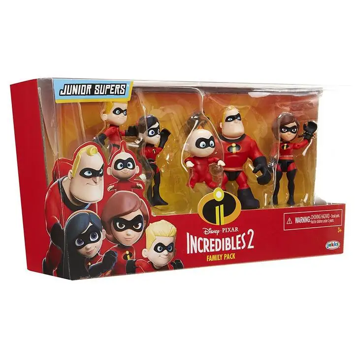 5 шт./лот супер человек Dash Parr Jack Elastigirl ПВХ фигурка модель игрушки 4-10 см | Игрушки и