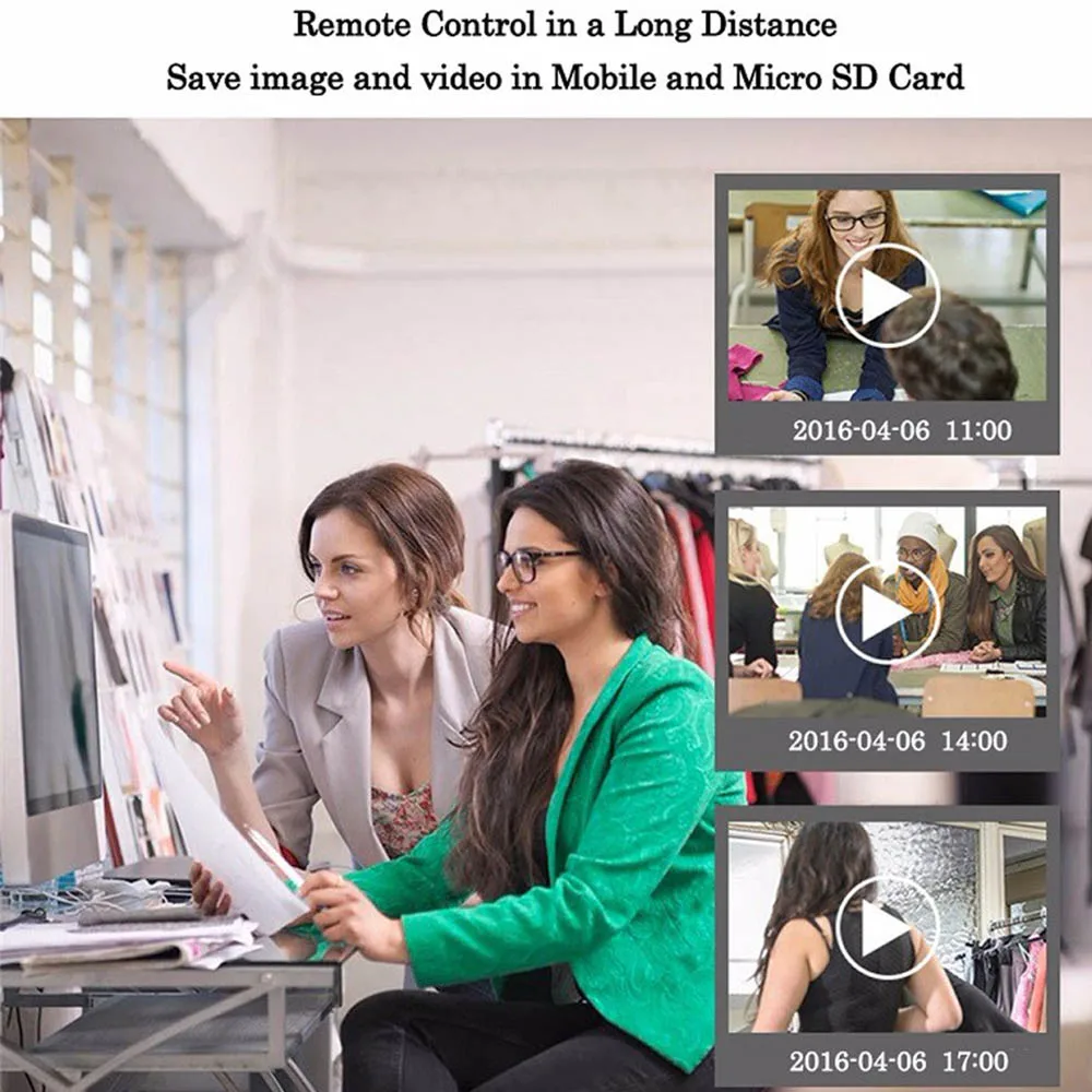 Full HD мини беспроводная wifi ip-камера ночного видения мини-видеокамеры наборы для домашней безопасности CCTV удаленная беспроводная камера