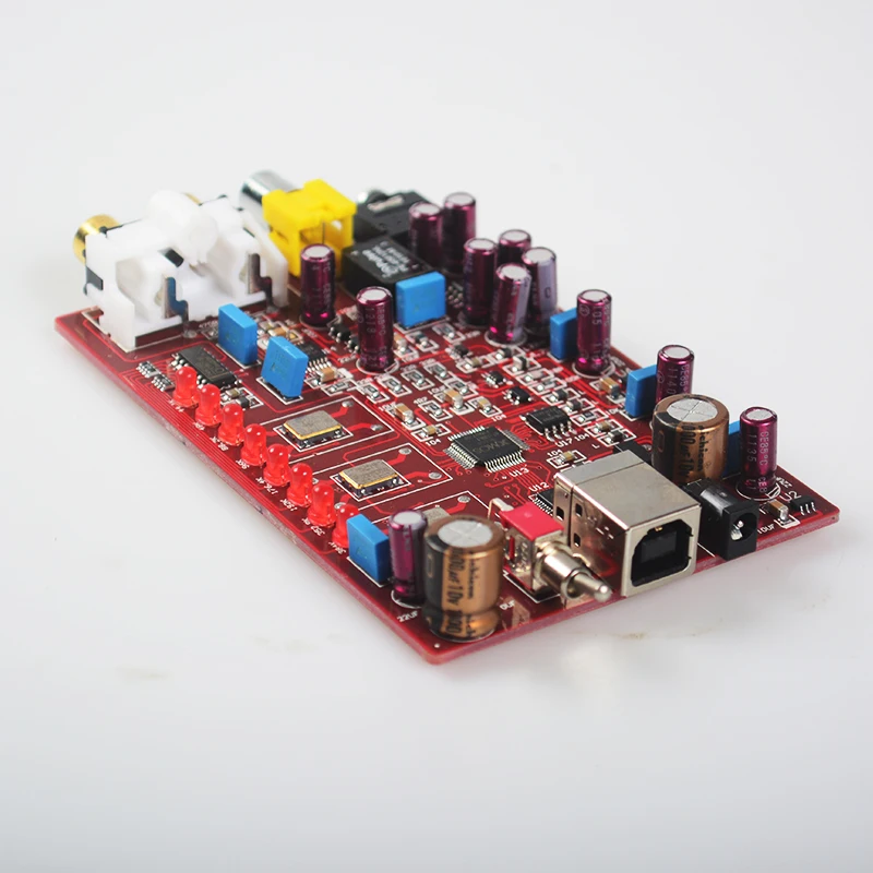 K.GUSS X9 PCM5102 TDA1308 XMOS USB DAC усилитель декодер усилителя board RCA AMP выход 32 бит/384K|xmos usb dac|usb