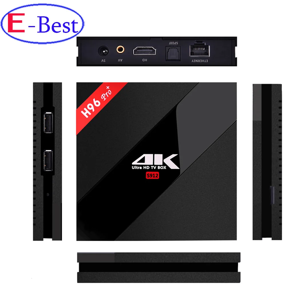 3g/32 г H96 Pro + Amlogic S912 Octa Core Android 7 1 ТВ Box 2 4 г/5 0 wi Fi H.265 BT4.1 К Media Player Plus|4k media player|media playeramlogic