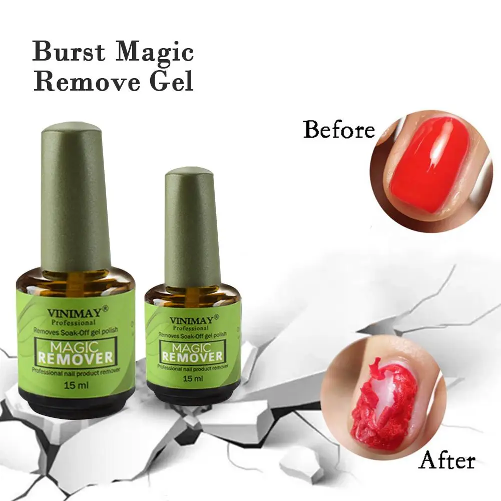 Burst Magic Remove УФ гель для ногтей магическое средство удаления замачивания праймер